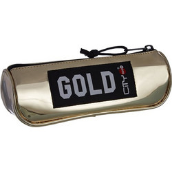Lyc Sac City Clair Mirror Κασετίνα Βαρελάκι Χρυσή 22399
