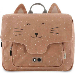 Trixie Mrs. Cat Σχολική Τσάντα Πλάτης Δημοτικού Καφέ 77859