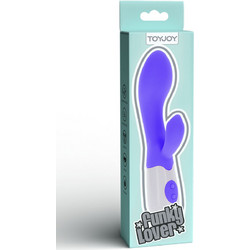 ToyJoy Funky Lover Vibe Rabbit Δονητής Rabbit 19cm Μωβ