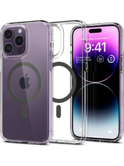 Spigen Ultra Hybrid Back Cover with MagSafe Graphite (iPhone 14 Pro)