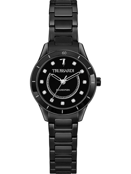 Trussardi T-Sky Γυναικείο Ρολόι με Μαύρο Μεταλλικό Μπρασελέ R2453151501