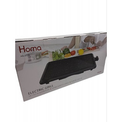 Homa HG-5126 Ηλεκτρική Ψησταριά Πλάκας 2000W με Ρυθμιζόμενο Θερμοστάτη 51x26cm
