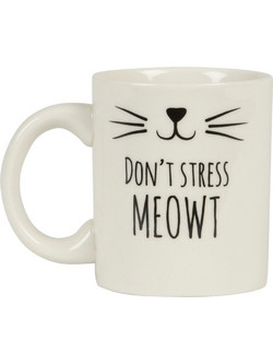 Sass & Belle Κούπα Don't Stress Meowt