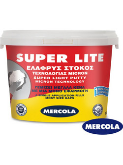 Mercola SUPER LITE 500ml Λευκός ελαφρύς στόκος νερού