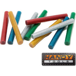 HANDY TOOLS 11109C Σιλικόνες χρωματιστές Glitter διάφορες 11mm 10τεμ