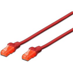 Digitus U/UTP Cat.6 Καλώδιο Δικτύου Ethernet 2m Red DK-1617-020/R