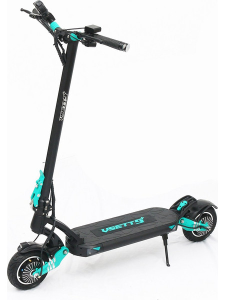 Vsett 9+ Ηλεκτρικό Πατίνι 50km/h Max Ταχύτητα και 70km Αυτονομία Μαύρο Μπλε