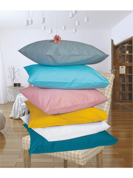 Μαξιλαροθήκες μονόχρωμες Σχ.Rainbow 52x72cm poly/cotton 144 κλωστών Berry