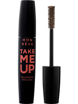 Mon Reve Take Me Up 02 Pearl Brown Mascara για Όγκο & Μήκος 12ml