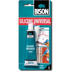Bison Σιλικόνη Bison Universal 60 ml Λευκή BS-6305449