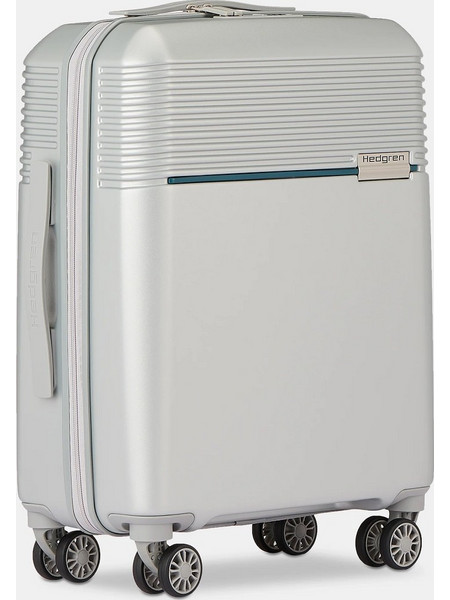 Hedgren HLNO01XS-250 Βαλίτσα Καμπίνας 55x40x20cm με 4 Ρόδες Ασημί