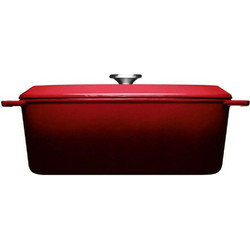 WOLL Carbon Ορθογώνια Γάστρα Red 34x26cm