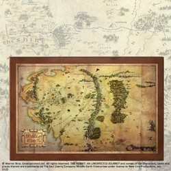 The Noble Collection The Map of Middle Earth NN1312