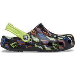 Crocs Classic Lightning Bolt Clog Παιδικά Παπούτσια Θαλάσσης για Αγόρι Μαύρα 208307-001