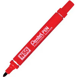 Pentel N50 Permament Marker Red - (N50-BE)