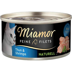 Finnern Miamor Feine Filets Adult with Tuna & Shrimps 80gr