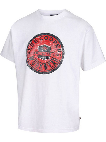 Lee Cooper Ανδρικό T-Shirt Casual Λευκό - LCTS300