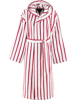 Tommy Hilfiger Cape Cod Μπουρνούζι με Κουκούλα 500gsm Κόκκινο