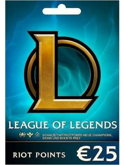 League Of Legends 25€ Prepaid Card