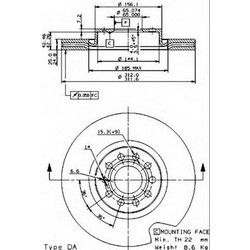 Brembo Σετ ΔισκόπλακεςΚωδικός: 09.9772.10