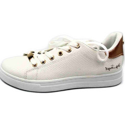 Sneaker λευκό με σαμπανιζέ λεπτομέρειες