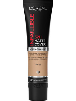 L'Oreal Paris Infaillible 32h Matte Cover 115 Liquid Foundation 30ml