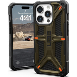 UAG Monarch Series Back Cover Kevlar Element Green (iPhone 15 Pro)