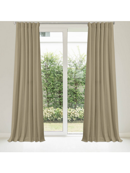 Palatex Κουρτίνα Συσκότισης με Τρέσα 140x270 Dora Beige