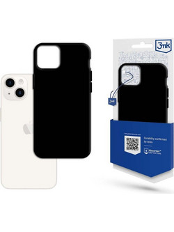 3MK Matt Case iPhone 15 61 black