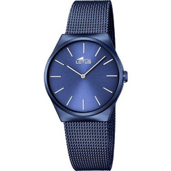 Lotus Trendy Γυναικείο Ρολόι με Μπλε Μεταλλικό Μπρασελέ 18290/2