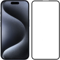 Powertech TGC-0659 5D Full Glue Tempered Glass (iPhone 15 Pro)