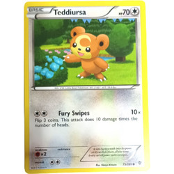 Teddiursa 75/101 Common Black & White: Plasma Blast