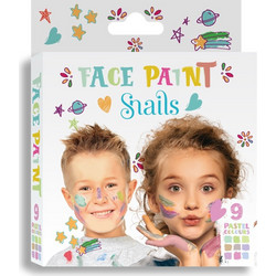 SNAILS Face Paint 9 Pastel Colours, Βαφές Προσώπου σε 9 Παστέλ Χρώματα - 34,6gr