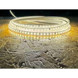 Ταινία LED 220V AC 12W 1100lm 2835 SMD 120 LED/m IP65 3000Κ 220VWarm UNIVERSO (10 μέτρα)