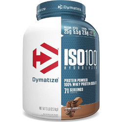 Dymatize ISO100 Hydrolyzed Chocolate Coconut Πρωτεΐνη Ορού Γάλακτος Γράμμωσης Χωρίς Λακτόζη 2.2kg