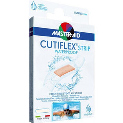 Master Aid Cutiflex Αδιάβροχα Αυτοκόλλητα Επιθέματα 7.8x2cm 10τμχ