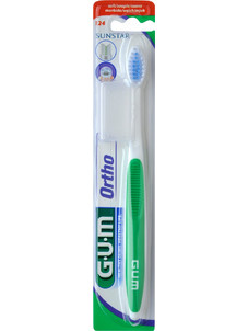 Gum 124 Ortho Soft Οδοντόβουρτσα Πράσινη