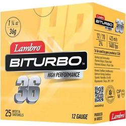 Lambro Biturbo Φυσίγγια Συγκέντρωσης 12Cal 70mm 36gr 25τμχ