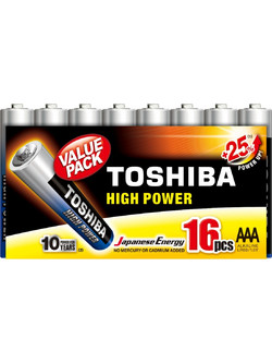 Toshiba High Power AAA 16τμχ