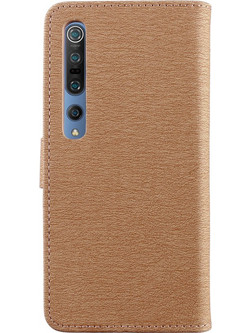 Volte-Tel Allure Magnet Book Stand Clip Θήκη Πορτοφόλι Gold (Xiaomi Mi 10 5G)