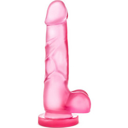Blush B Yours Sweet n' Hard 4 Ρεαλιστικό Dildo με Βεντούζα & Όρχεις 20cm Ροζ