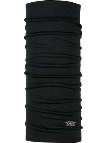 P.A.C. Merino Wool - 100% Wool (Merino) Μαντήλι Λαιμού - Total Black