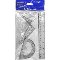 Γεωμετρικά Σχήματα σετ=4τεμ 20cm JustNote 8146
