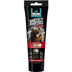 Bison Grizzly Montage Power Υγρή Μονταζόκολλα Λευκή 250ml 28556