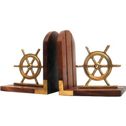 Βιβλιοστάτης Τιμόνι Πλοίου 36 x 15 cm