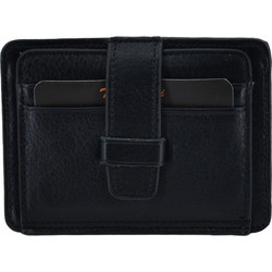 Leather 100 ΔΕΡΜΑΤΙΝΟ ΠΟΡΤΟΦΟΛΑΚΙ ΚΩΔΙΚΟΣ: 60-WALLET-T302-1 (BLACK)