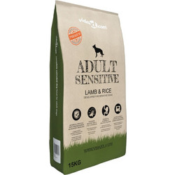 vidaXL Premium Adult Sensitive with Lamb & Rice 15kg 170491