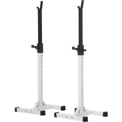 HOMCOM Universal Steel Barbell Rack, Ρυθμιζόμενο ύψος σε 12 επίπεδα, Μέγιστο Φορτίο 150 kg A91-174