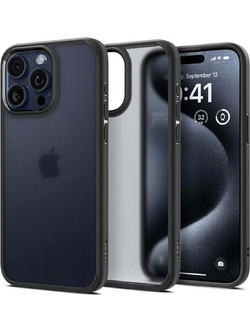 Spigen Ultra Hybrid Back Cover Frost Black (iPhone 15 Pro Max)