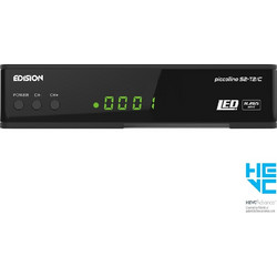 Edision Combo Piccollo Δορυφορικός Αποκωδικοποιητής Full HD DVB-S2 / DVB-T2 με PVR
